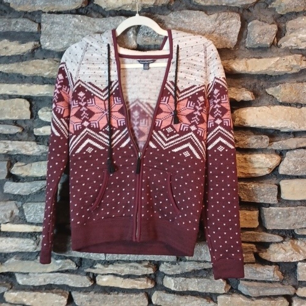 American Eagle Outfitters zip up hoodie sweater sz XS